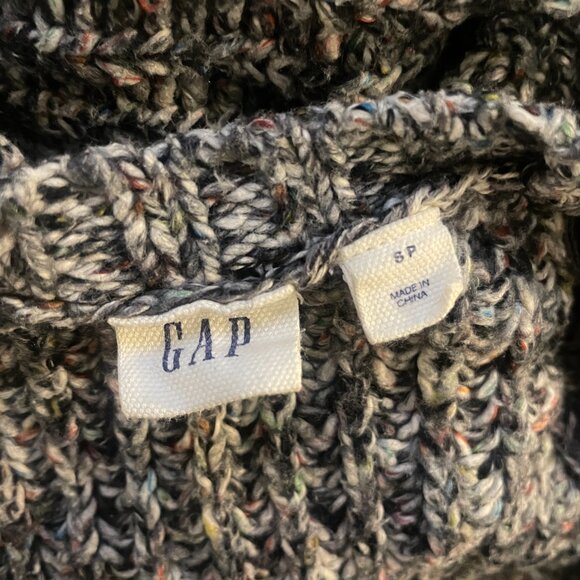 Gap Textured Knit Open Front Long Cardigan in Heather Charcoal Size Small - Picture 5 of 7